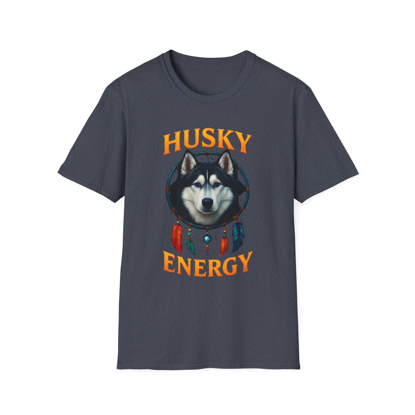Husky Energy T-Shirt, Unisex Dog Lover Tee, Casual Wear, Pet Owner Gift, Animal Spirit Shirt, Outdoor Adventure Top