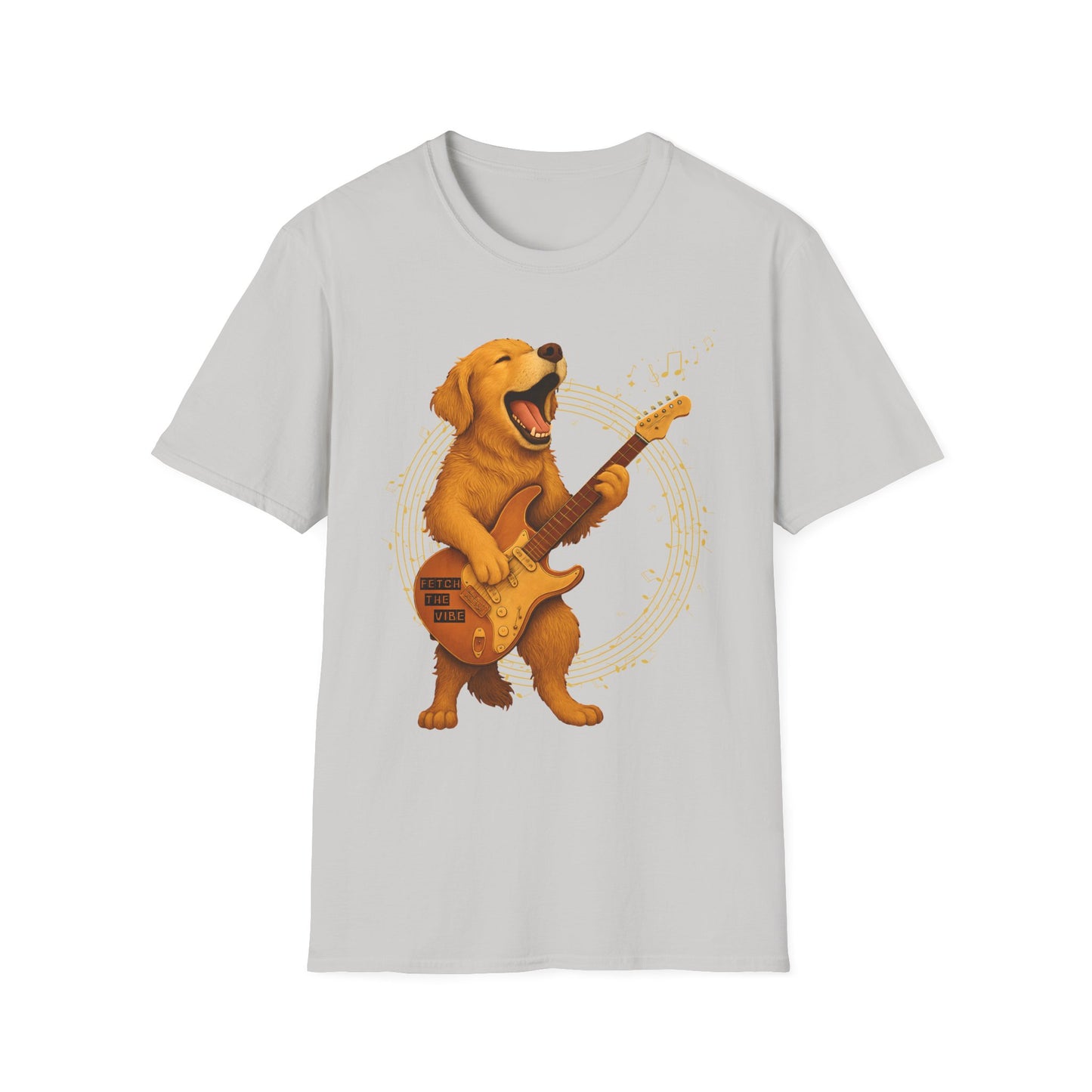 Rocking Golden Retriever Guitar Shirt – Funny Dog Music Tee | Funny Pet Lover Gift, Music Lover Tee, Dog Lover Shirt, Fun Birthday Idea, Animal Art Clothing