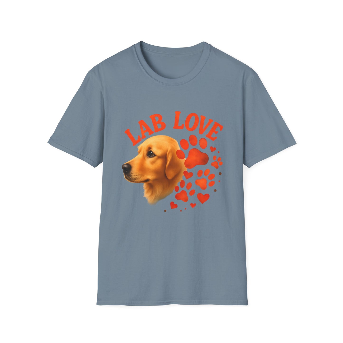 Golden Retriever Lab Love T-Shirt, Dog Lover Gift, Cute Animal Shirt, Pet Adoption Awareness, Perfect for Dog Owners