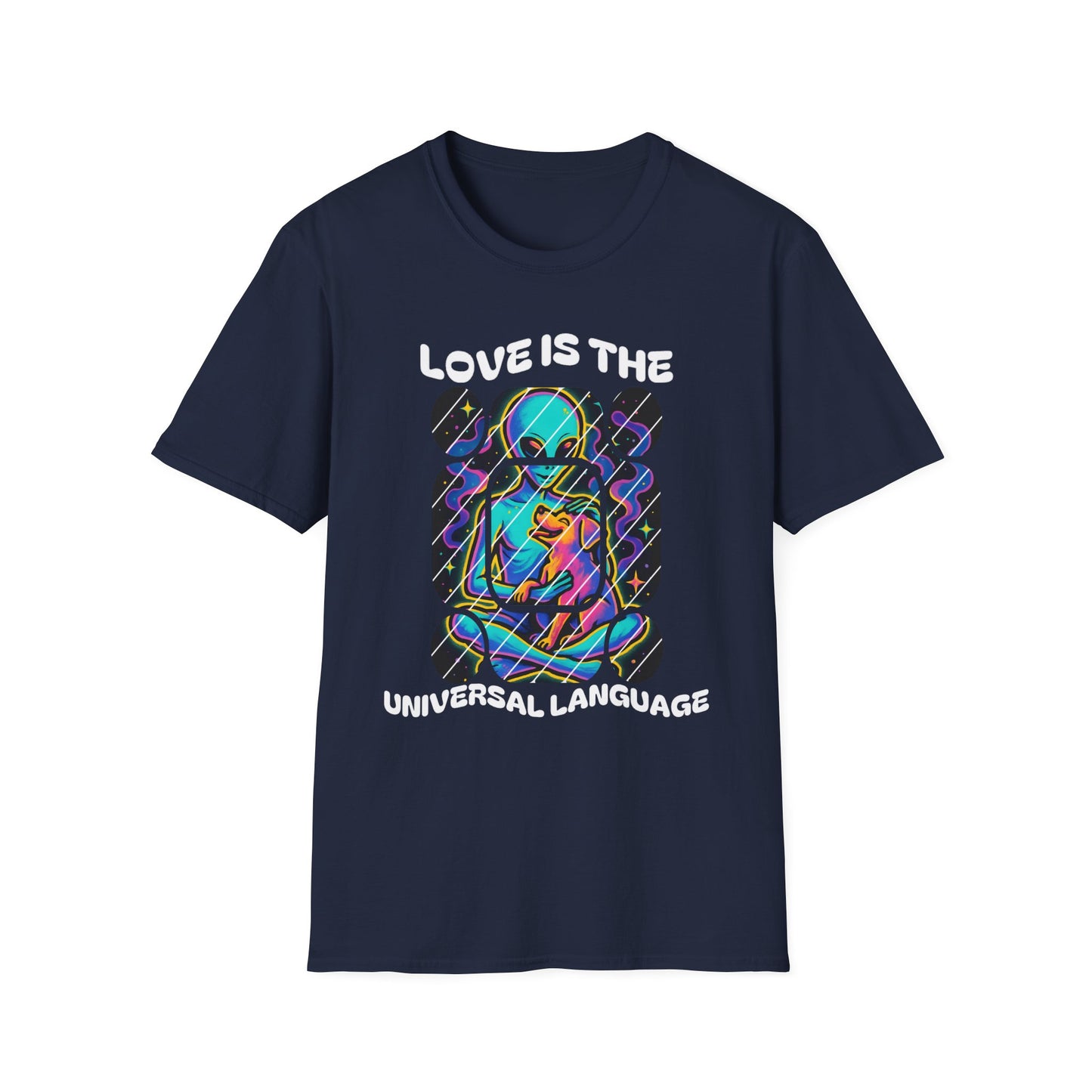 Alien Hug Dog Tee – Love Is The Universal Language