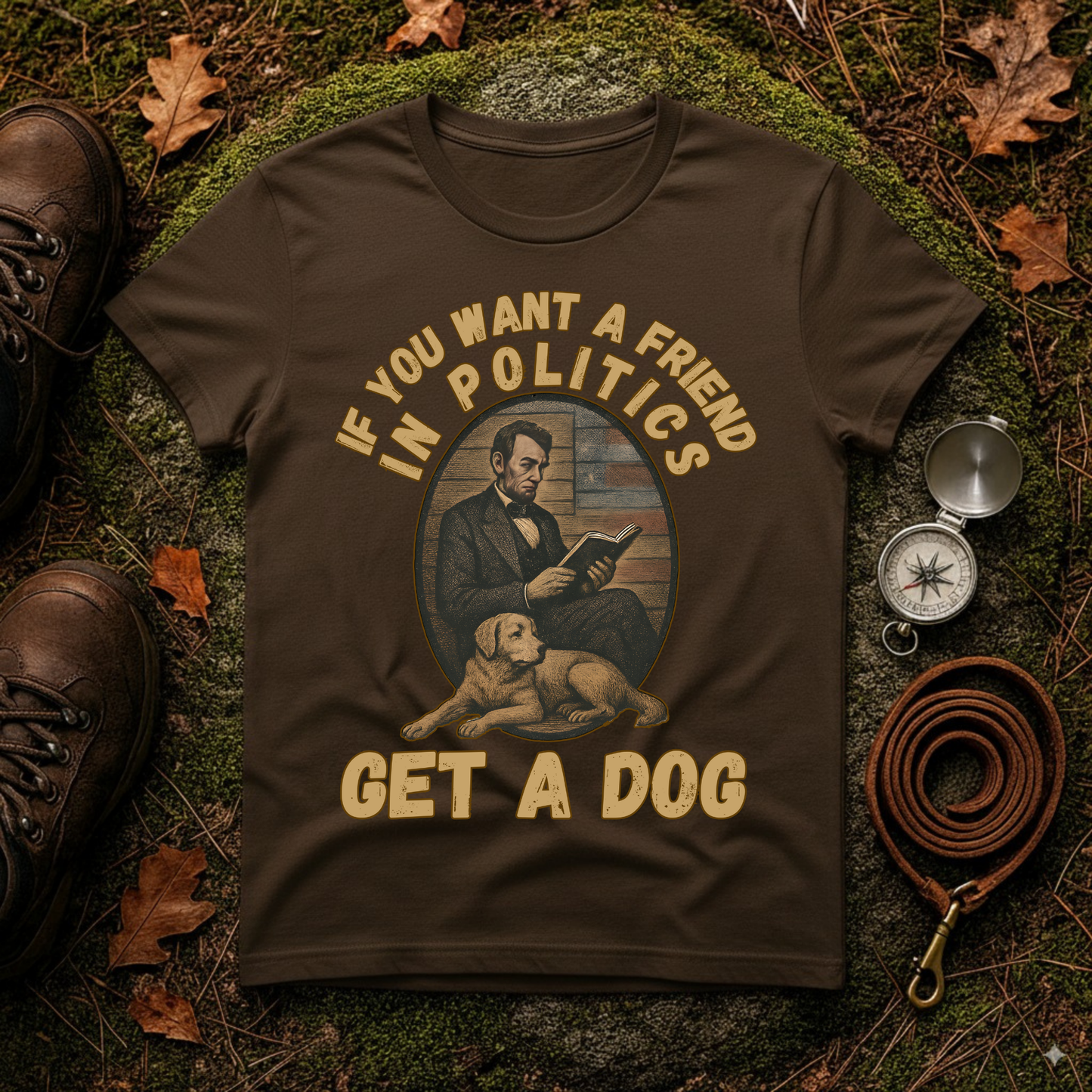 Political Humor Dog Lover T-Shirt, Funny Gift for Dog Owners, Unisex Tee for Animal Lovers, Politics and Pets Tee, Great for Birthdays