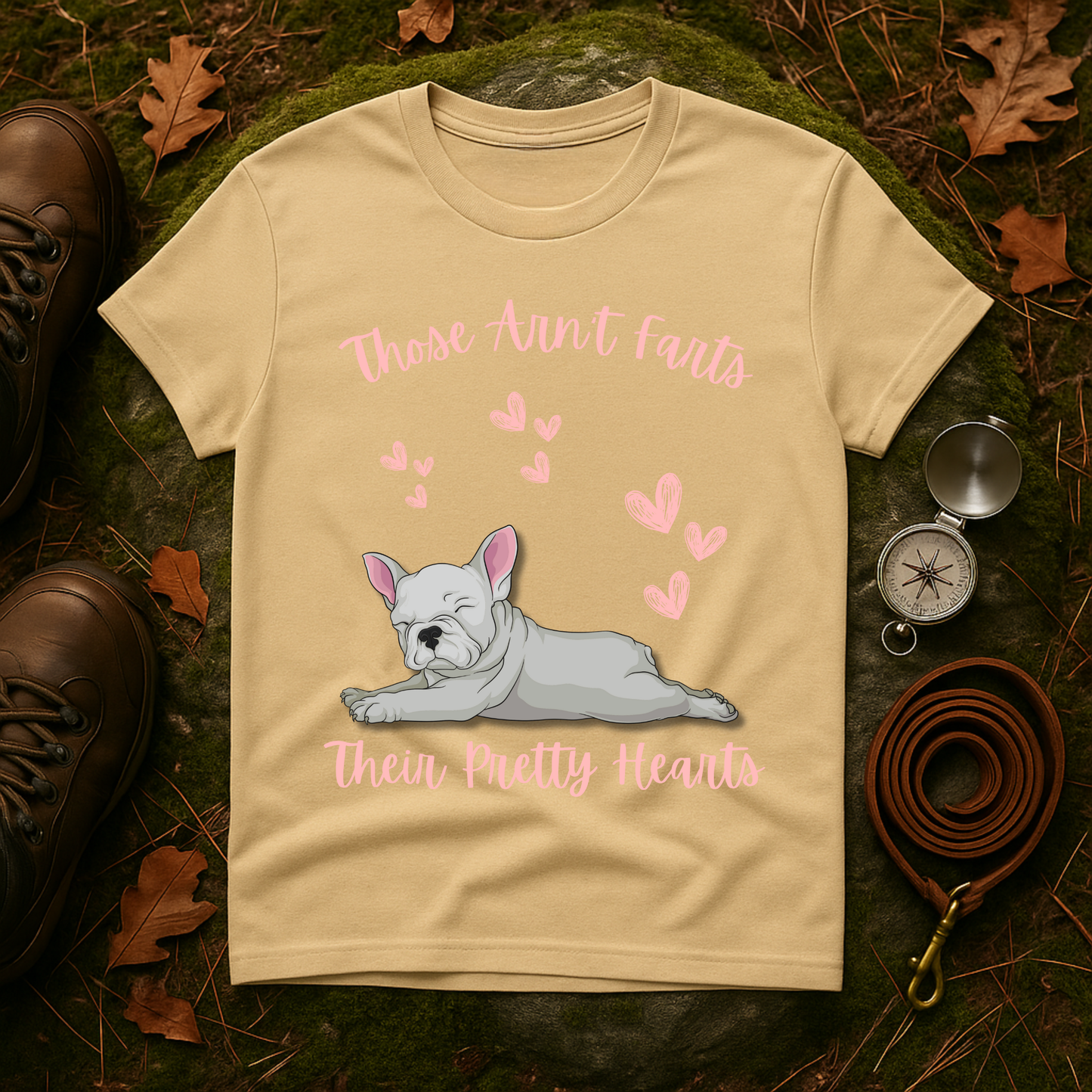 Funny French Bulldog Shirt - Those Aren’t Farts Quote Tee, Casual Everyday Wear