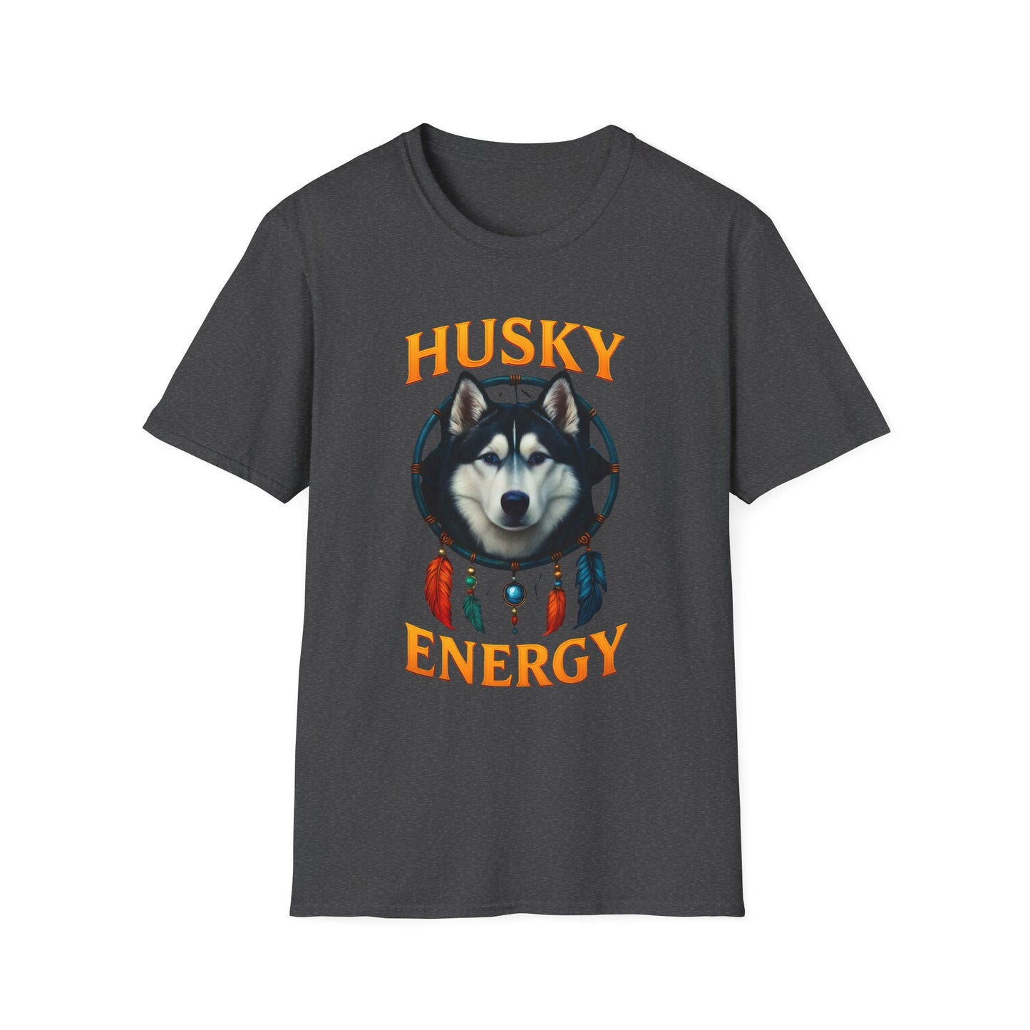 Husky Energy T-Shirt, Unisex Dog Lover Tee, Casual Wear, Pet Owner Gift, Animal Spirit Shirt, Outdoor Adventure Top