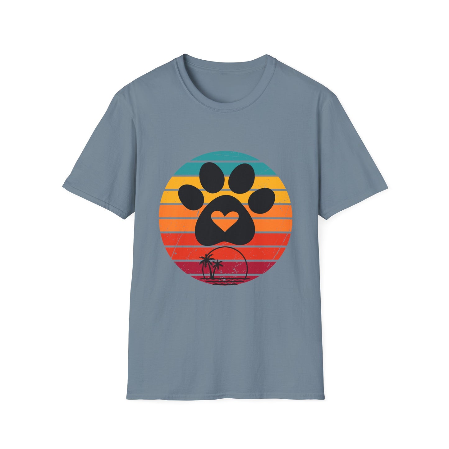 Retro Pet Lover T-Shirt - Softstyle Tee for Dog Owners, Animal Rescue Fundraiser, Gift for Animal Lovers, Vintage Pet Apparel.
