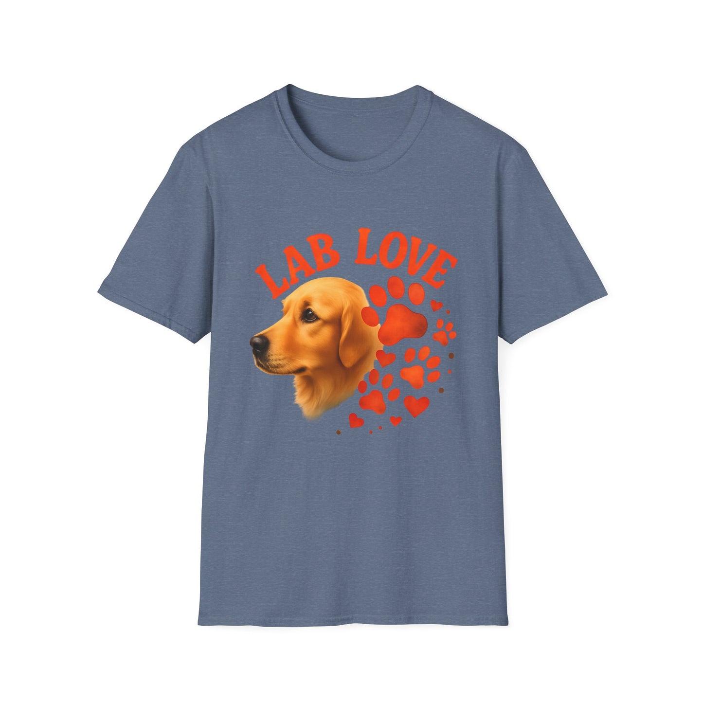 Golden Retriever Lab Love T-Shirt, Dog Lover Gift, Cute Animal Shirt, Pet Adoption Awareness, Perfect for Dog Owners