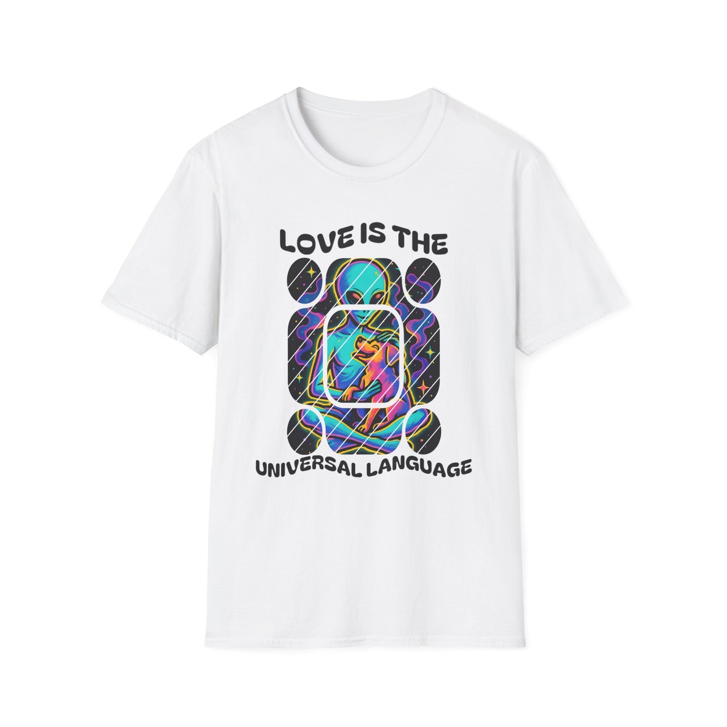 Alien Hug Dog Tee – Love Is The Universal Language