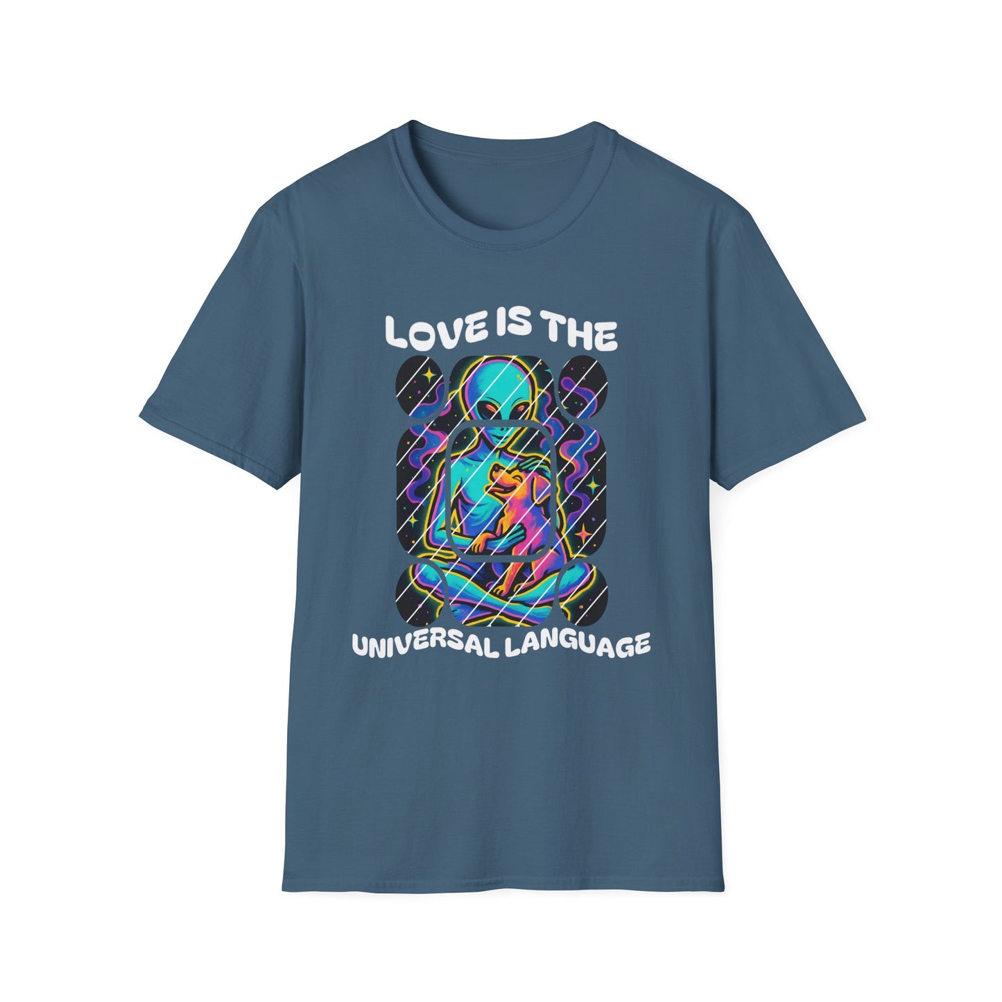 Alien Hug Dog Tee – Love Is The Universal Language