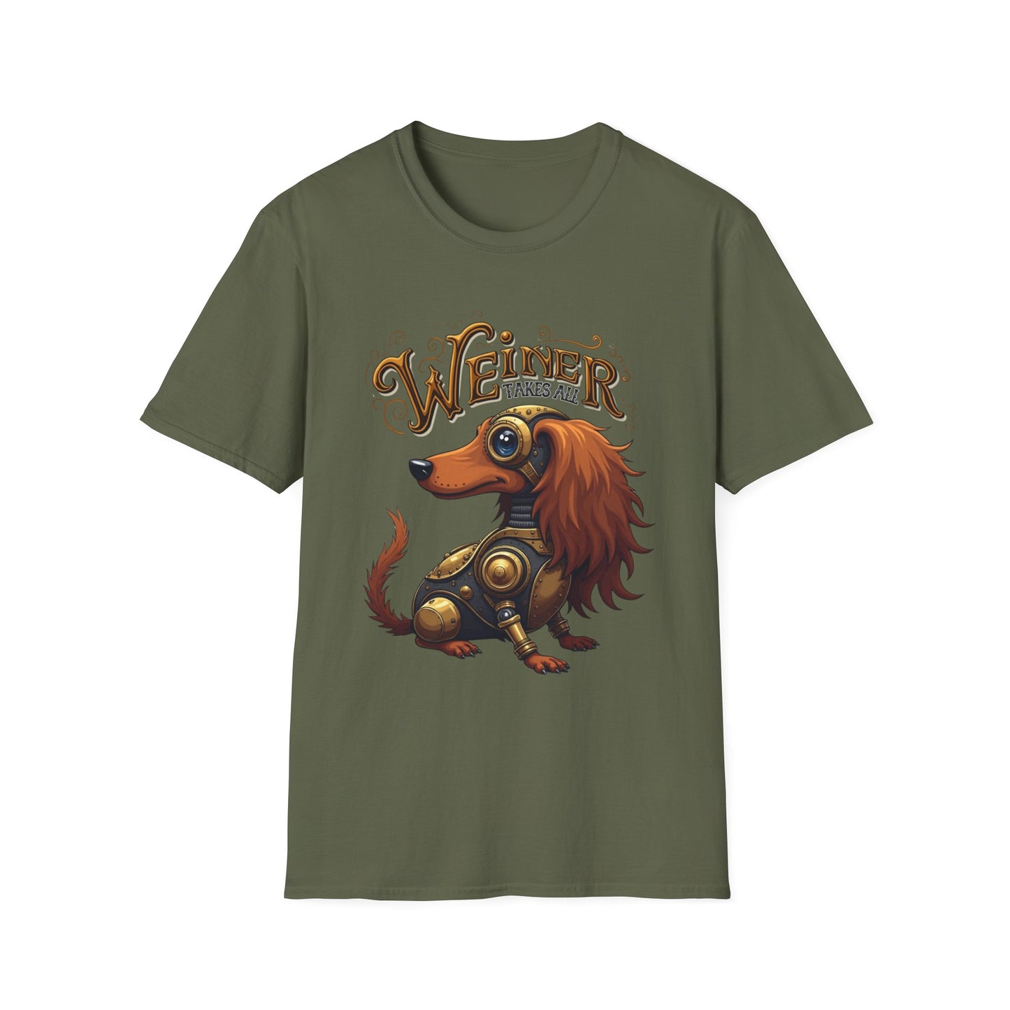 Steampunk Weiner Dog Shirt – Funny Dachshund T-Shirt