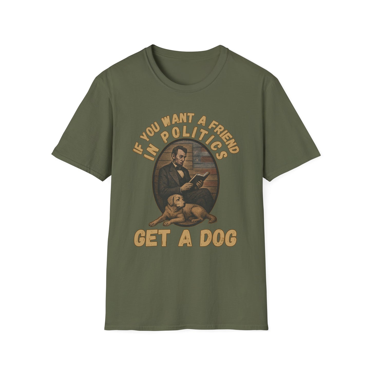 Political Humor Dog Lover T-Shirt, Funny Gift for Dog Owners, Unisex Tee for Animal Lovers, Politics and Pets Tee, Great for Birthdays