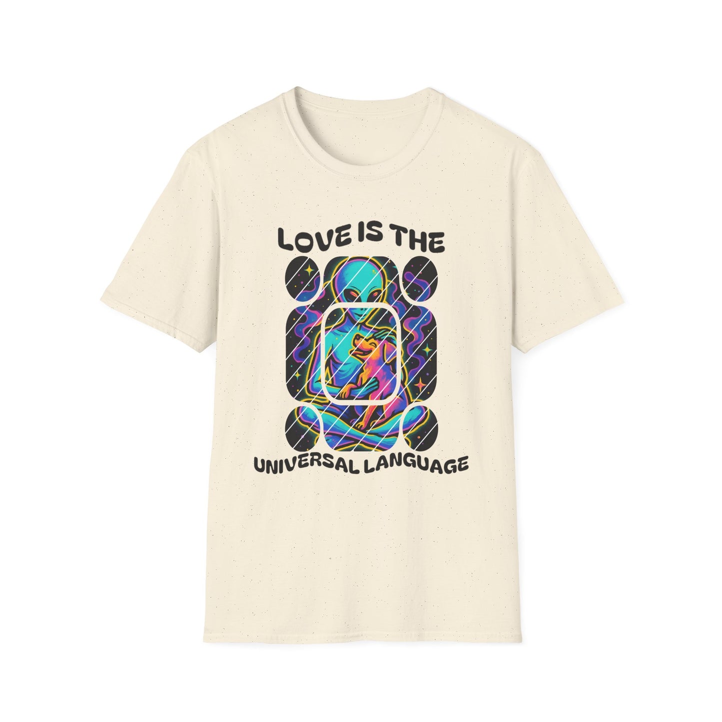 Alien Hug Dog Tee – Love Is The Universal Language