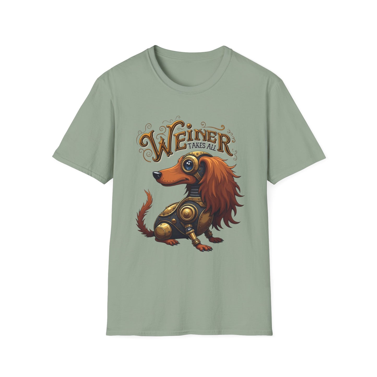 Steampunk Weiner Dog Shirt – Funny Dachshund T-Shirt