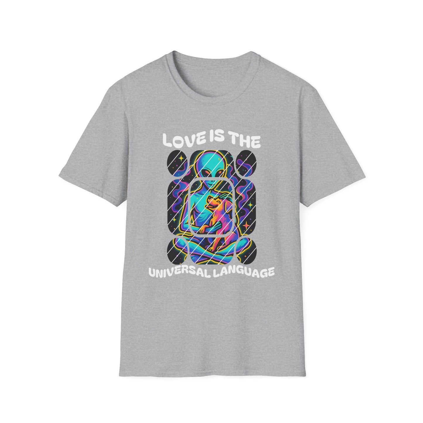 Alien Hug Dog Tee – Love Is The Universal Language