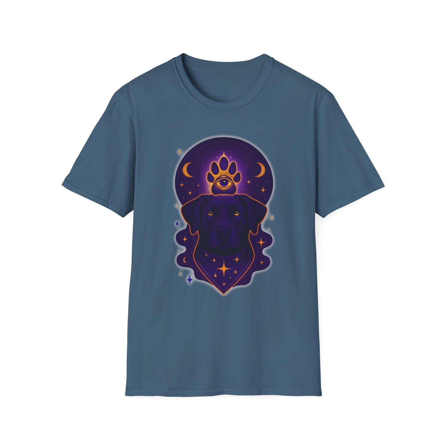 Mystical Animal T-Shirt, Celestial Shirt, Astrology Tee, Gift for Dog Lovers, Unique Graphic Apparel