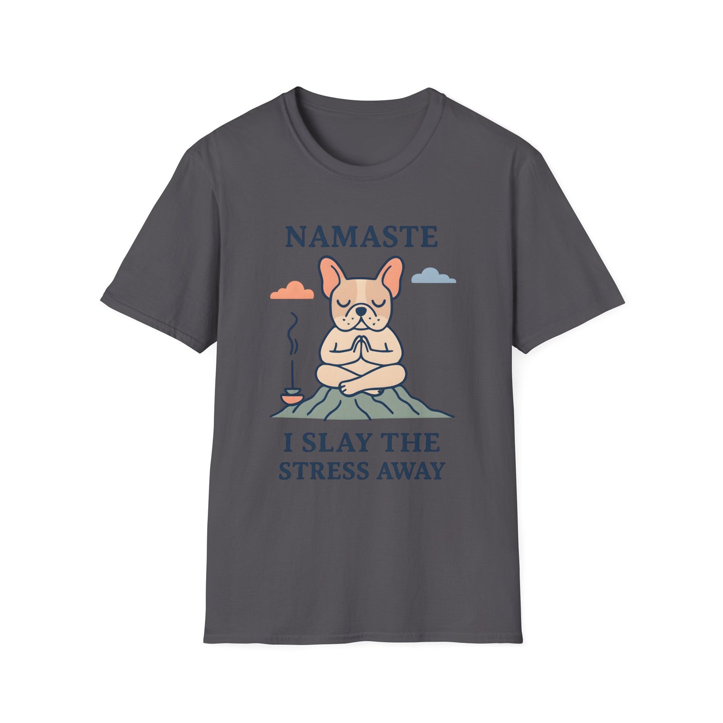 Namaste Stress Relief T-Shirt, Funny Yoga Tee, Unisex Graphic Shirt, Meditation Apparel, Gift for Yogis
