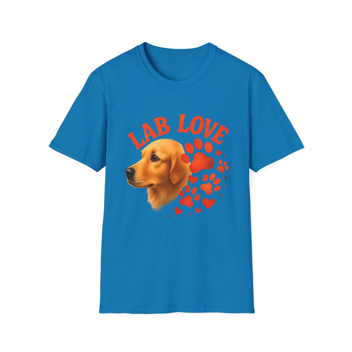 Golden Retriever Lab Love T-Shirt, Dog Lover Gift, Cute Animal Shirt, Pet Adoption Awareness, Perfect for Dog Owners