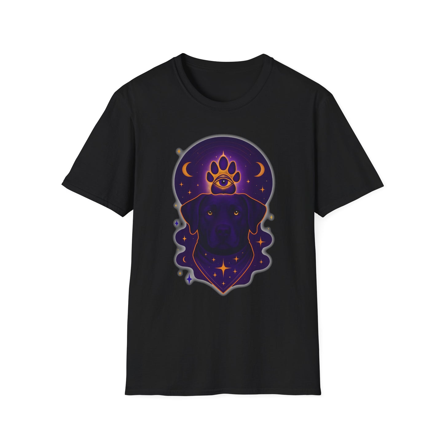 Mystical Animal T-Shirt, Celestial Shirt, Astrology Tee, Gift for Dog Lovers, Unique Graphic Apparel