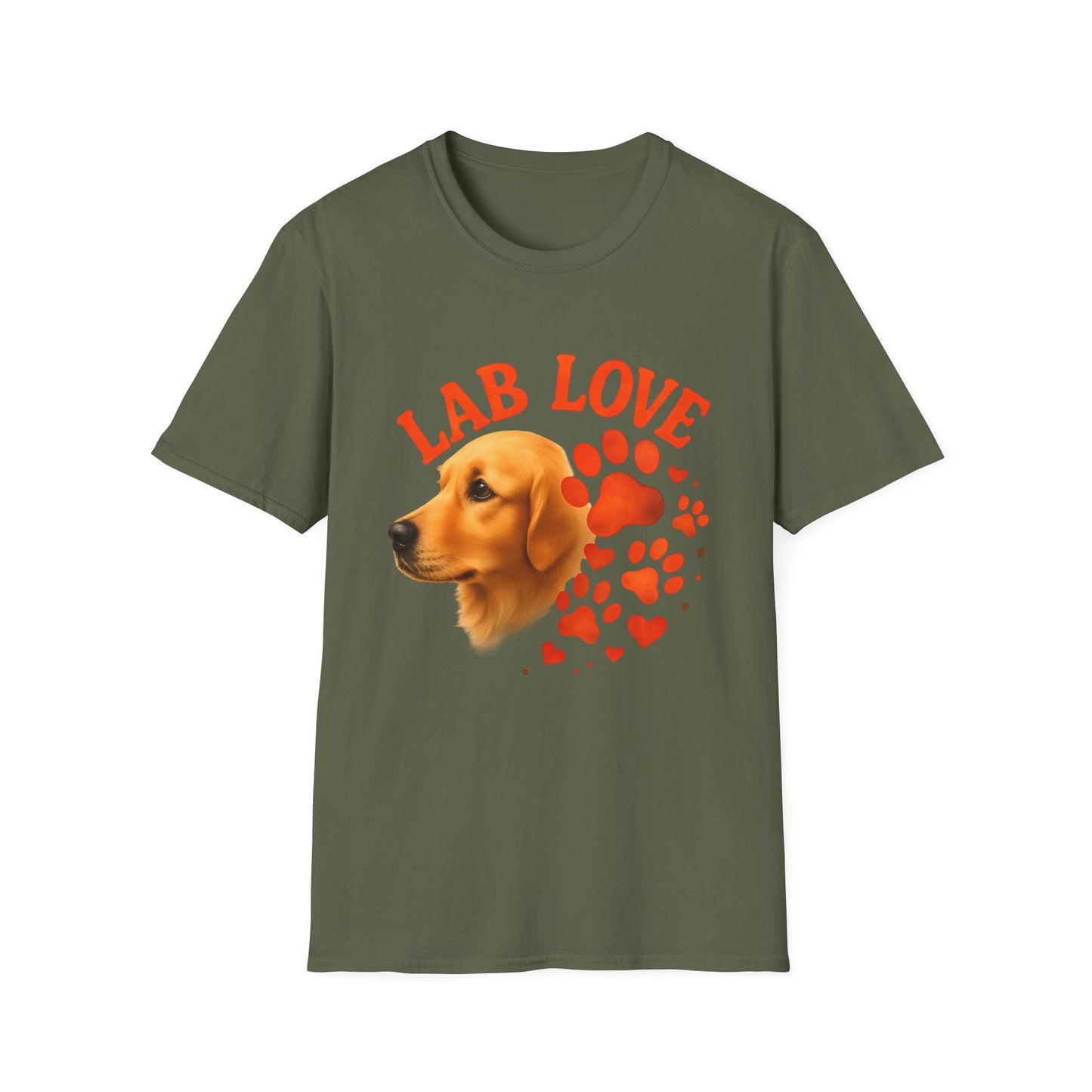 Golden Retriever Lab Love T-Shirt, Dog Lover Gift, Cute Animal Shirt, Pet Adoption Awareness, Perfect for Dog Owners
