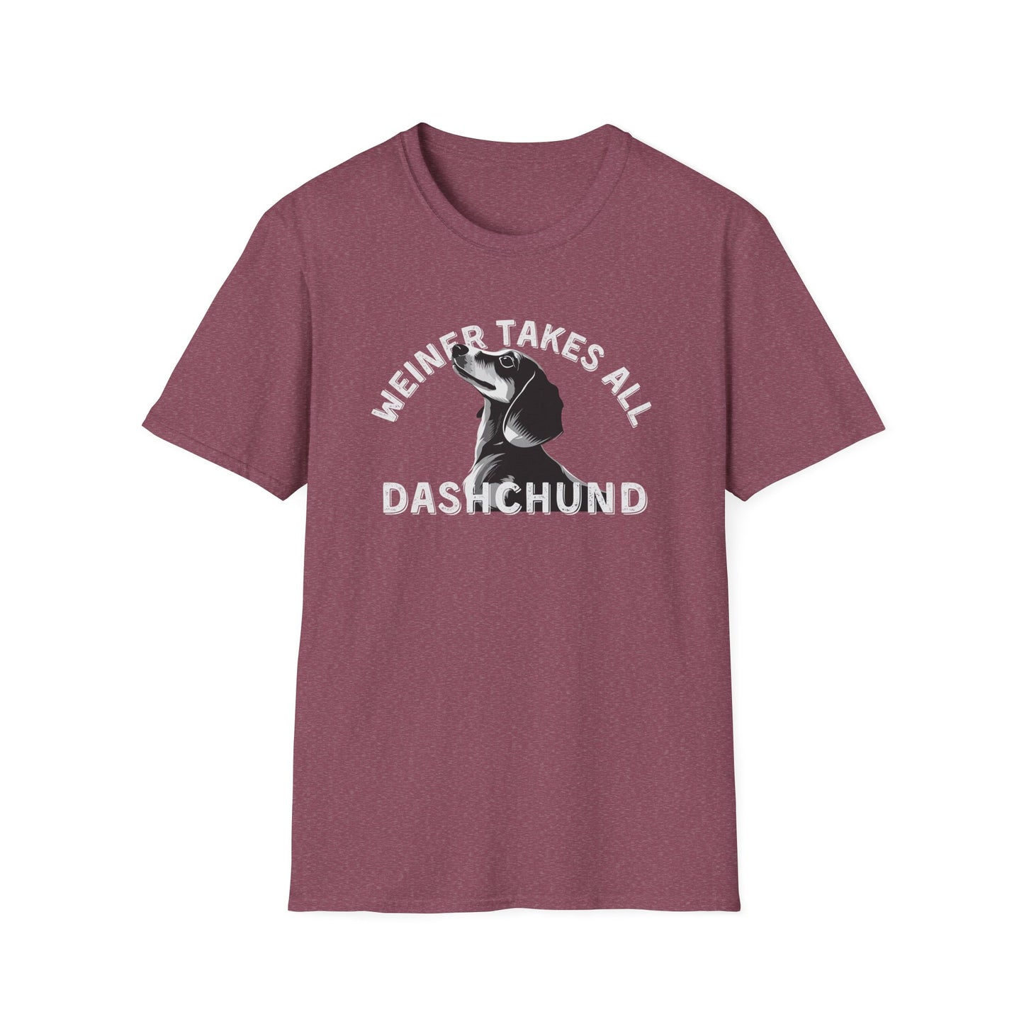 Funny Dachshund Shirt – Weiner Takes All T-Shirt