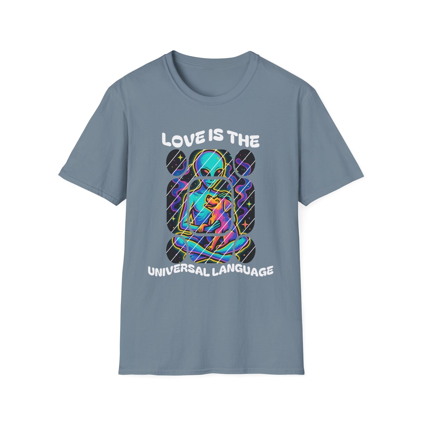 Alien Hug Dog Tee – Love Is The Universal Language