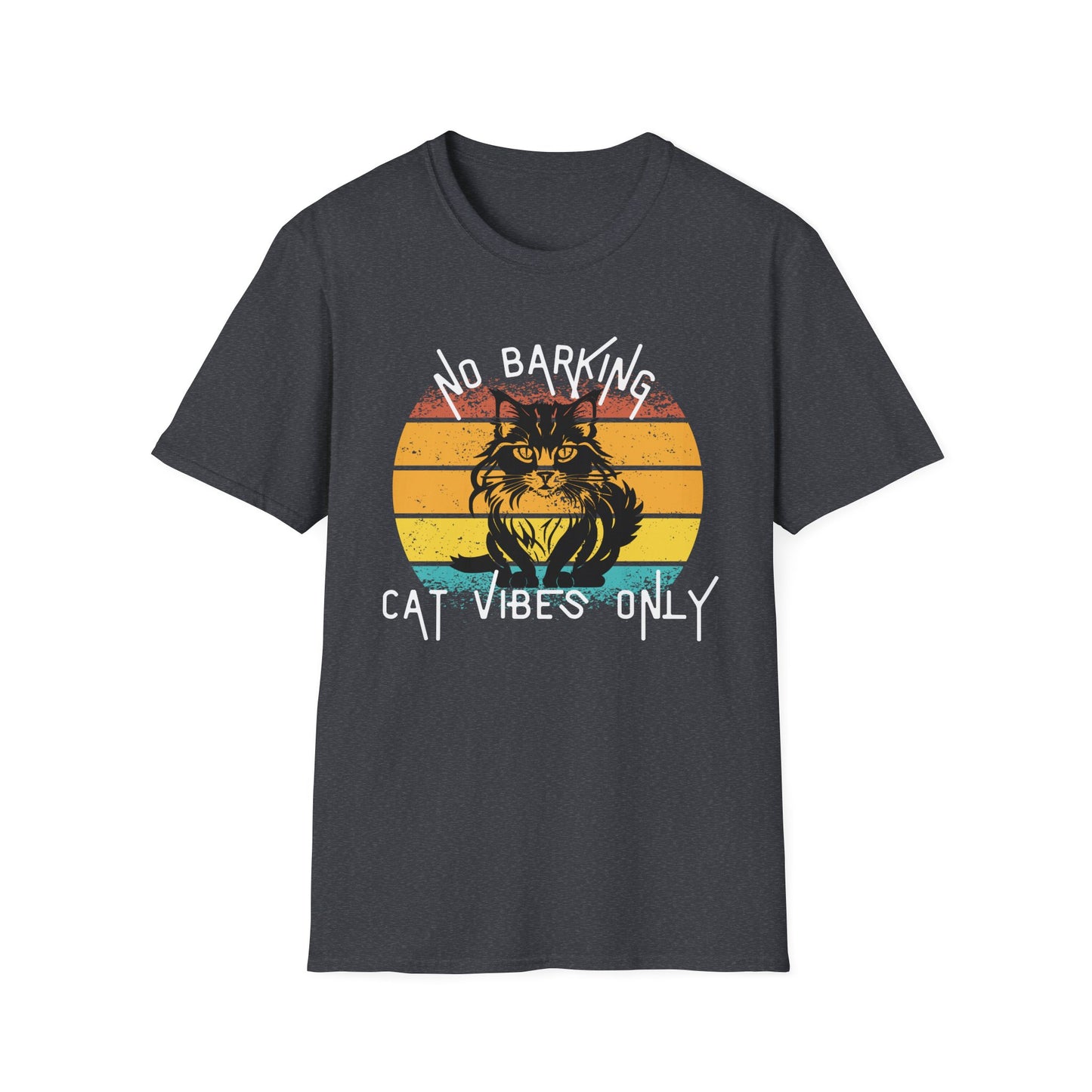 Cat Vibes Only Tee – Funny Retro Cat Lover Shirt