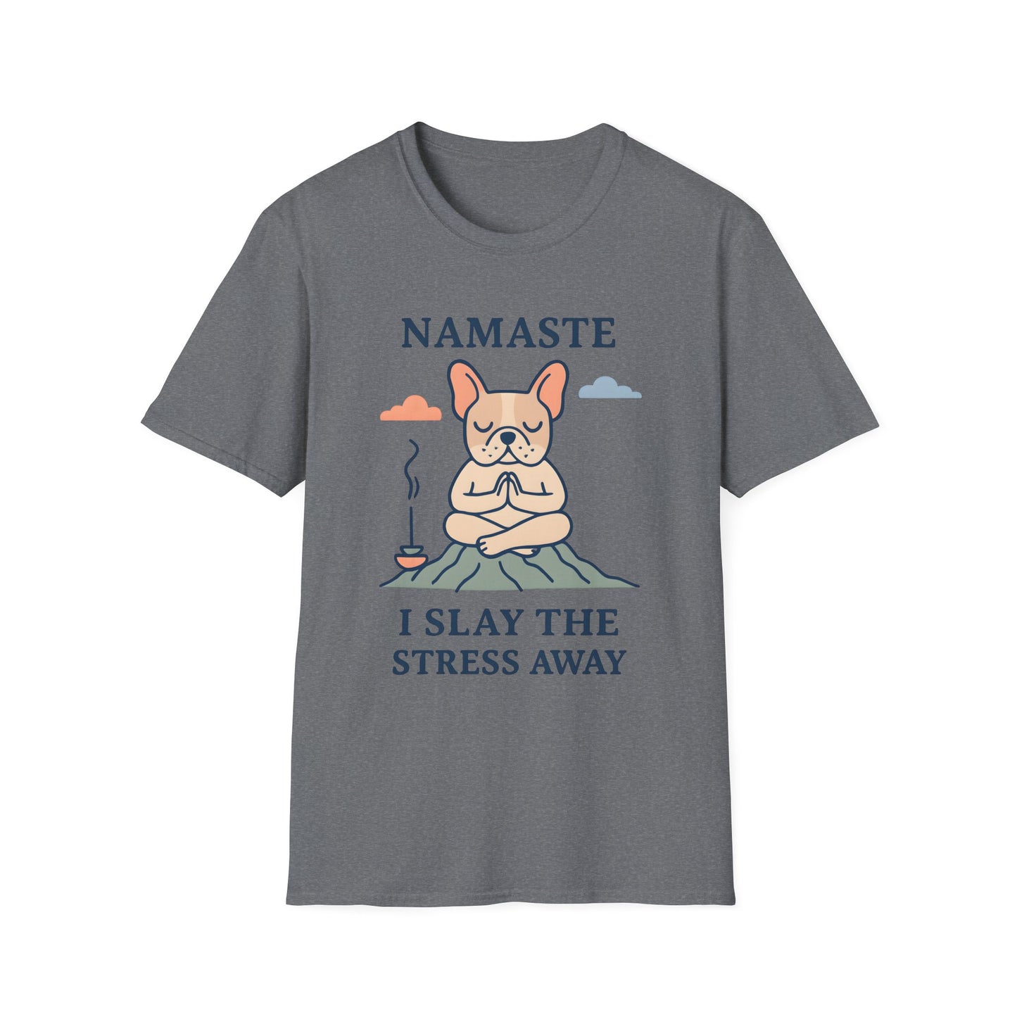 Namaste Stress Relief T-Shirt, Funny Yoga Tee, Unisex Graphic Shirt, Meditation Apparel, Gift for Yogis