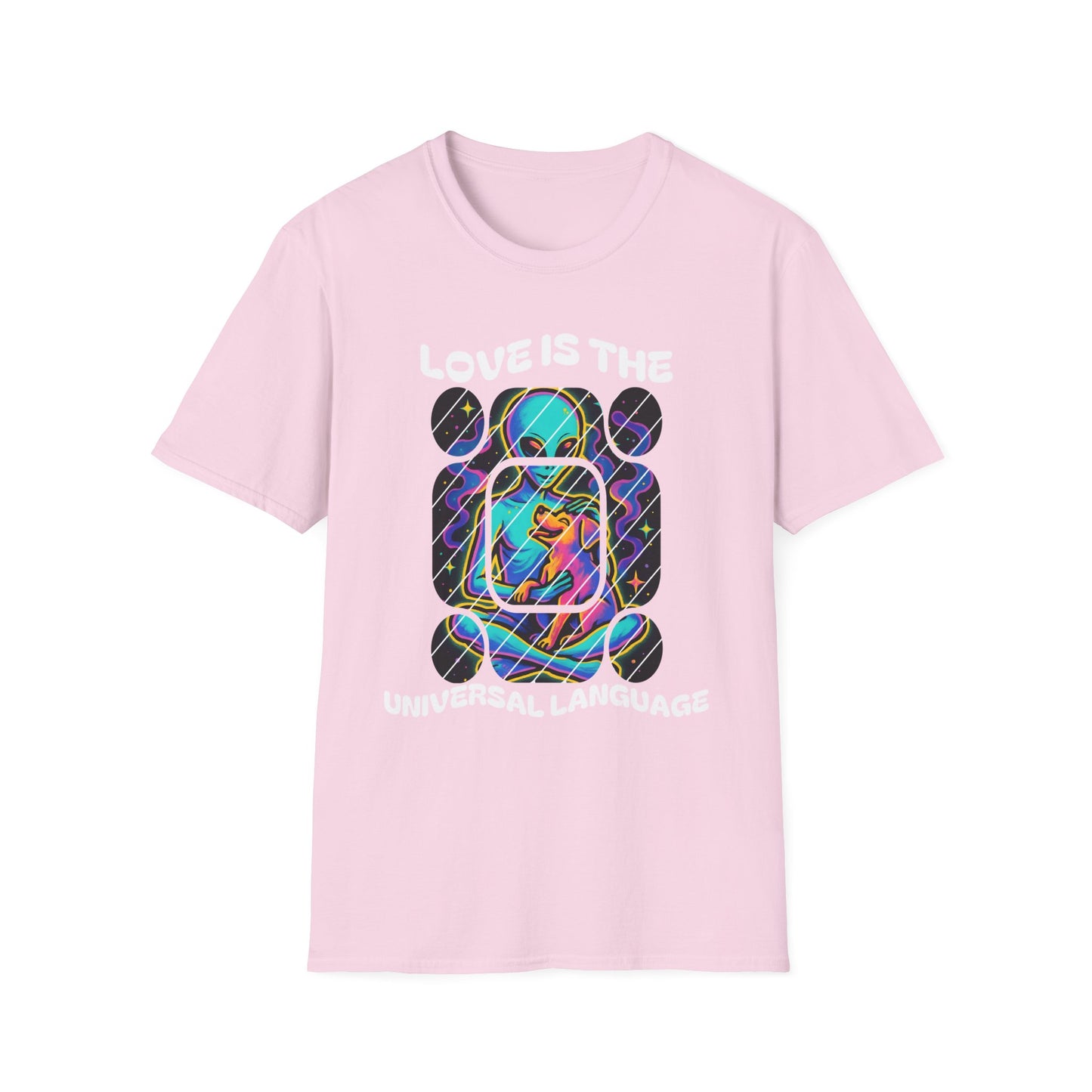Alien Hug Dog Tee – Love Is The Universal Language