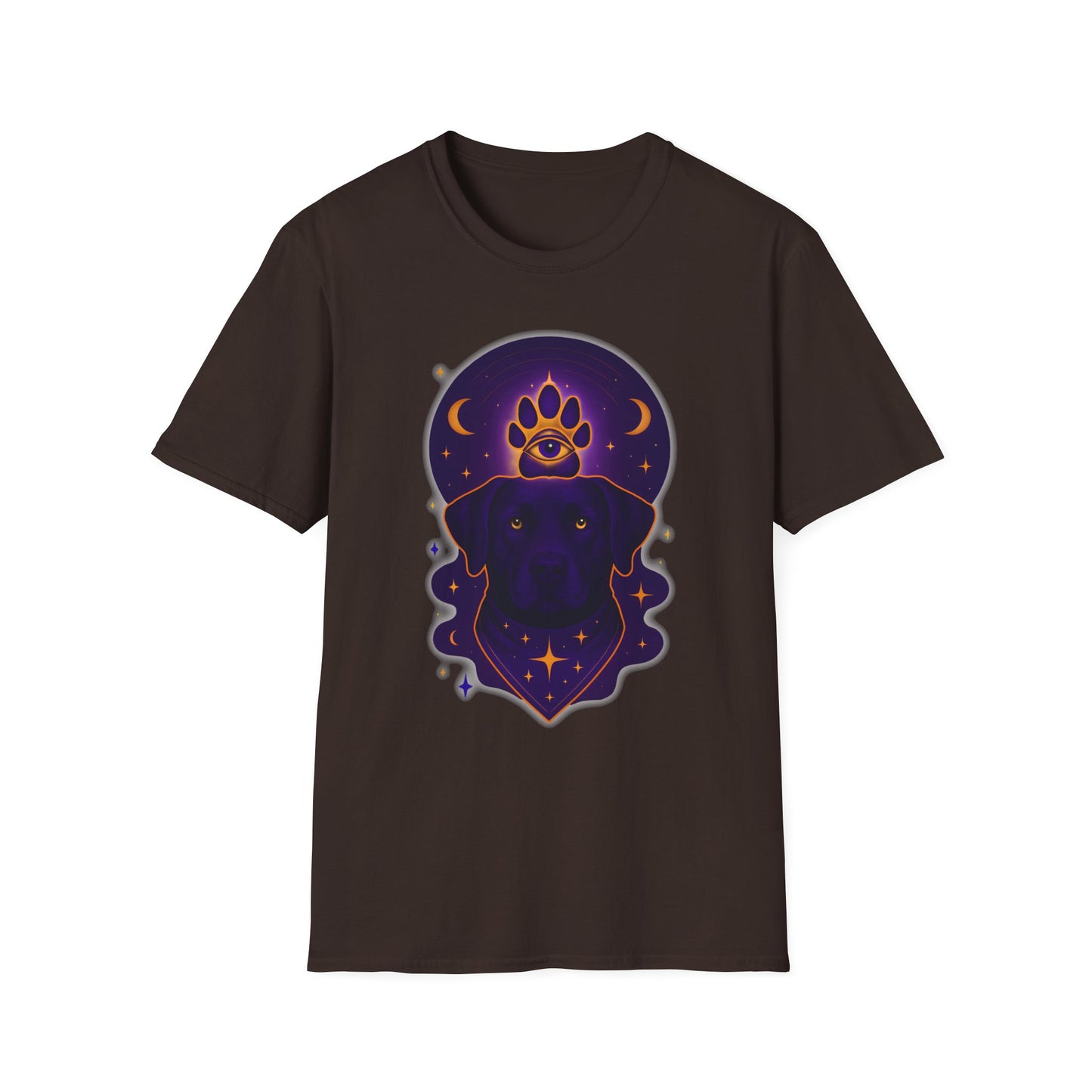 Mystical Animal T-Shirt, Celestial Shirt, Astrology Tee, Gift for Dog Lovers, Unique Graphic Apparel