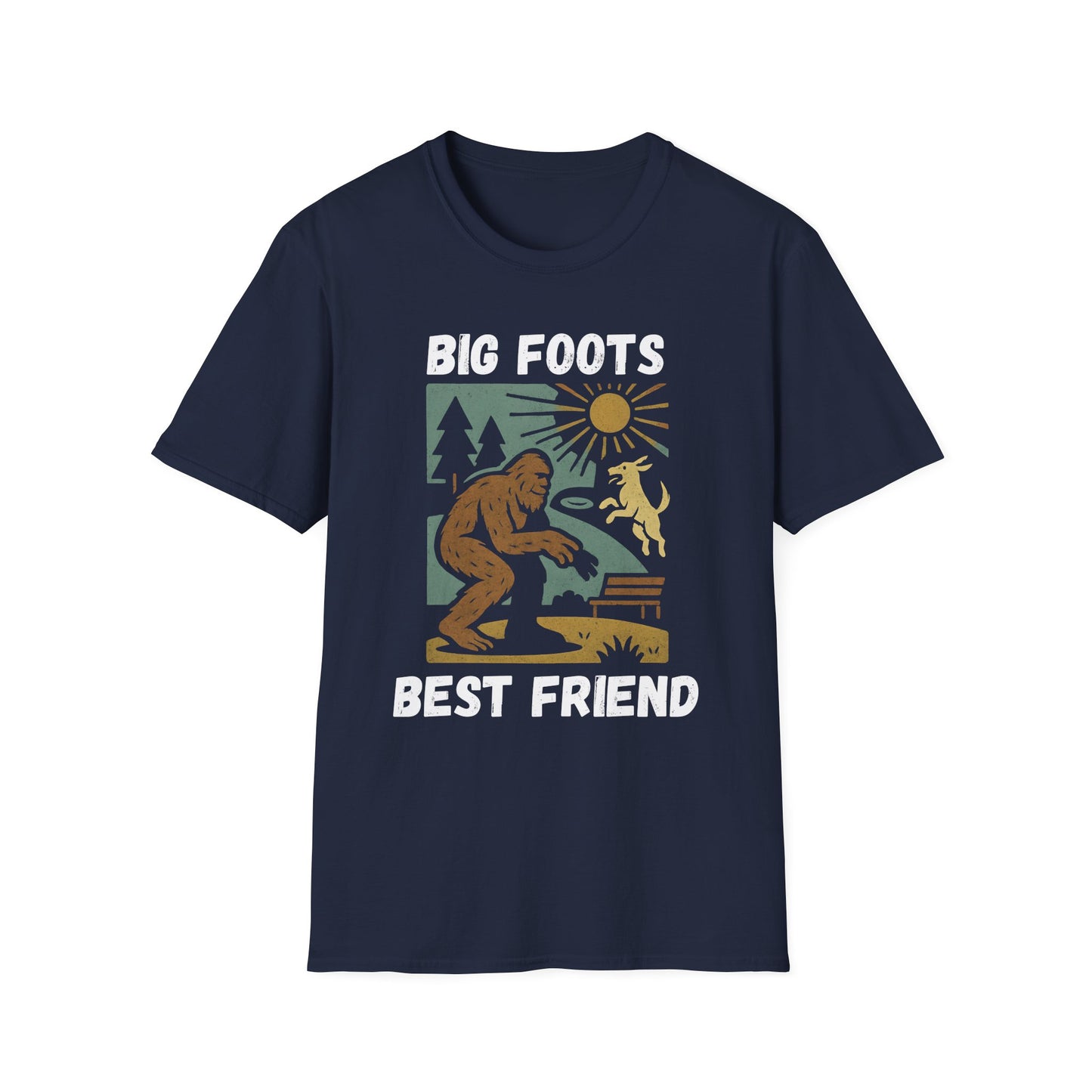 Adventure Awaits T-Shirt, Nature Lover Gift, Funny Bigfoot Tee, Outdoor Enthusiast Shirt, Camping Apparel, Unique Graphic Tee