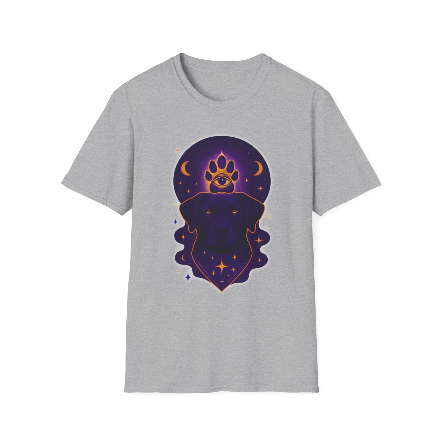 Mystical Animal T-Shirt, Celestial Shirt, Astrology Tee, Gift for Dog Lovers, Unique Graphic Apparel
