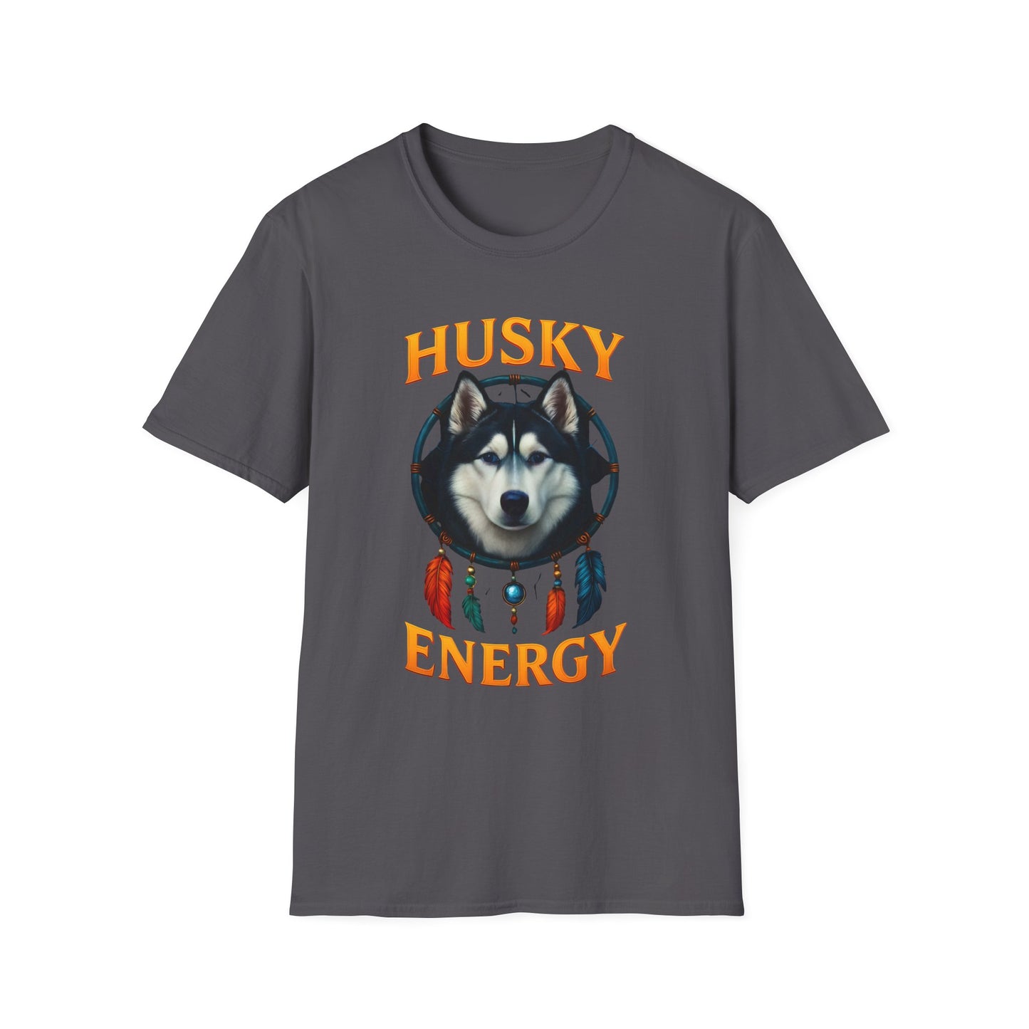 Husky Energy T-Shirt, Unisex Dog Lover Tee, Casual Wear, Pet Owner Gift, Animal Spirit Shirt, Outdoor Adventure Top