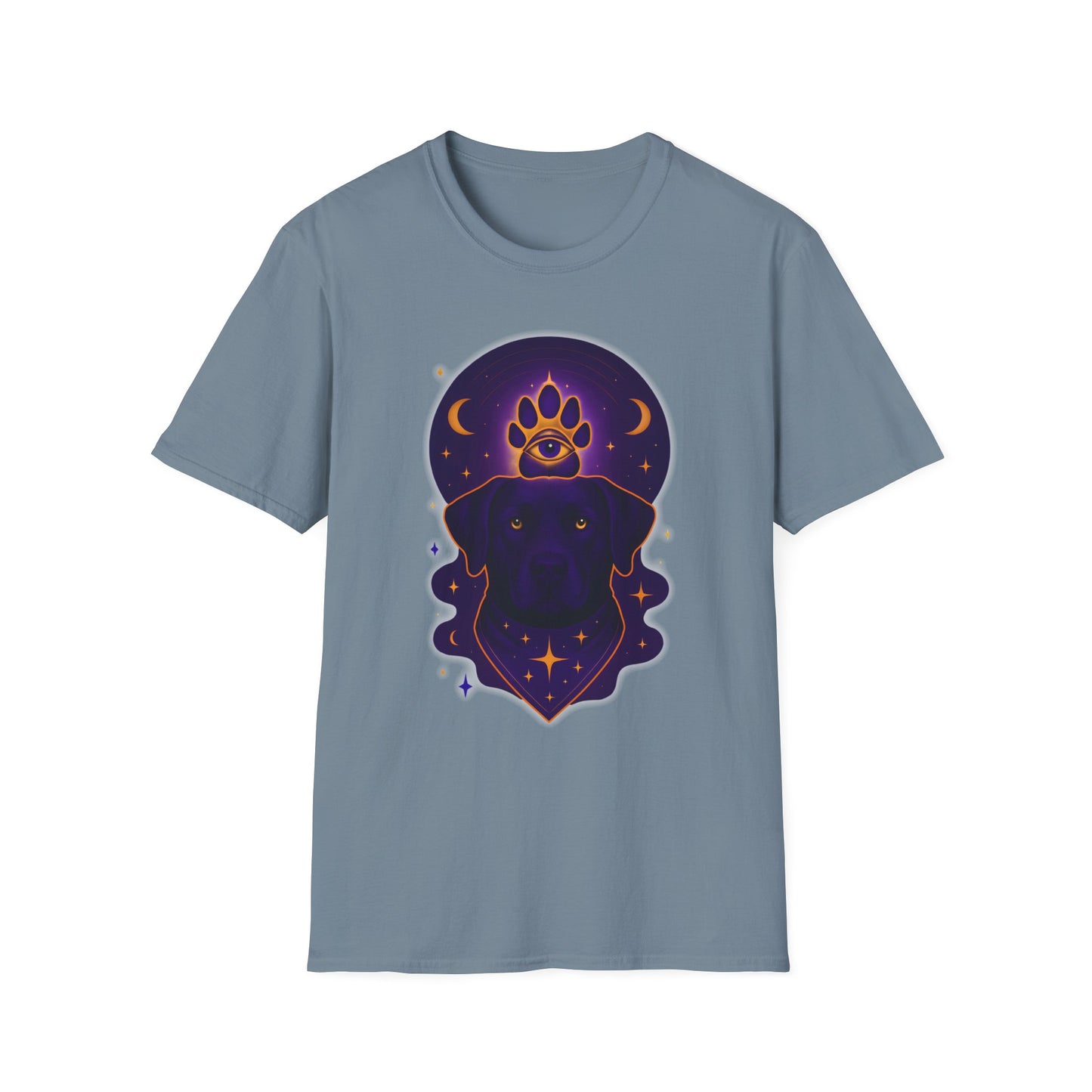 Mystical Animal T-Shirt, Celestial Shirt, Astrology Tee, Gift for Dog Lovers, Unique Graphic Apparel