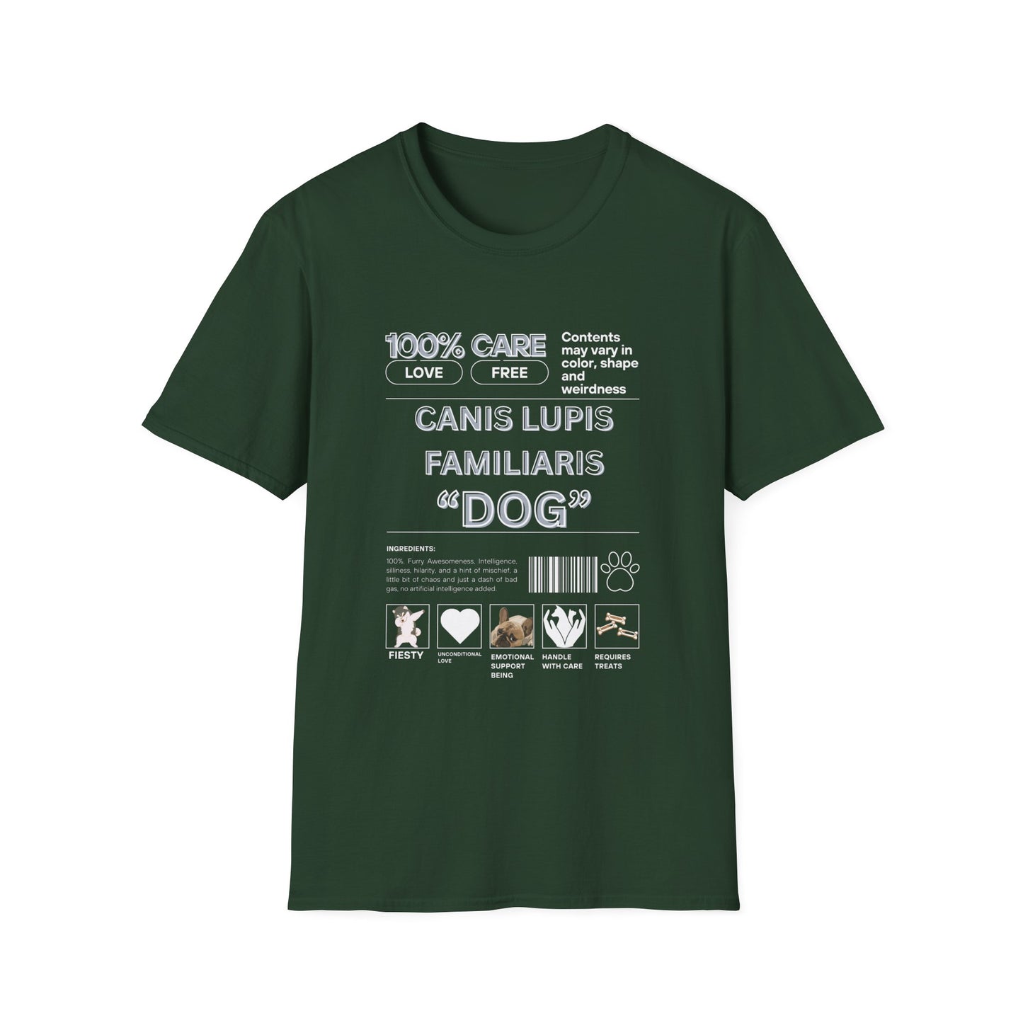 Canis Lupus Familiaris Dog Tee - Funny Vet Label