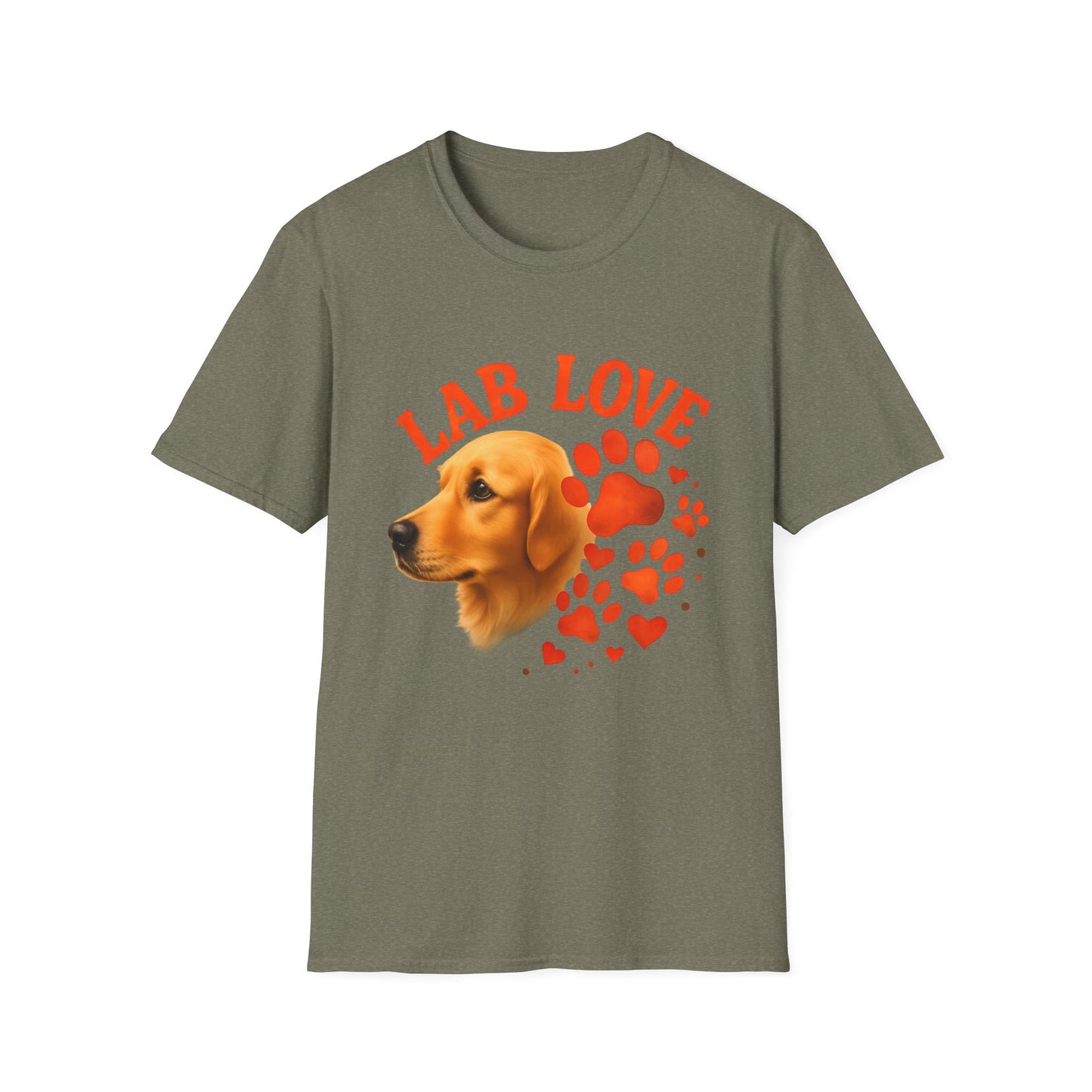 Golden Retriever Lab Love T-Shirt, Dog Lover Gift, Cute Animal Shirt, Pet Adoption Awareness, Perfect for Dog Owners