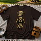 TT-THREE-WISE-DOGS STOREFRONT 1.25X :: Dark Chocolate