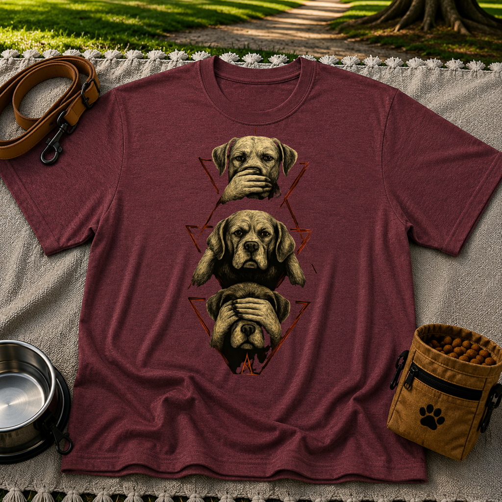 TT-THREE-WISE-DOGS STOREFRONT 1.25X :: Maroon