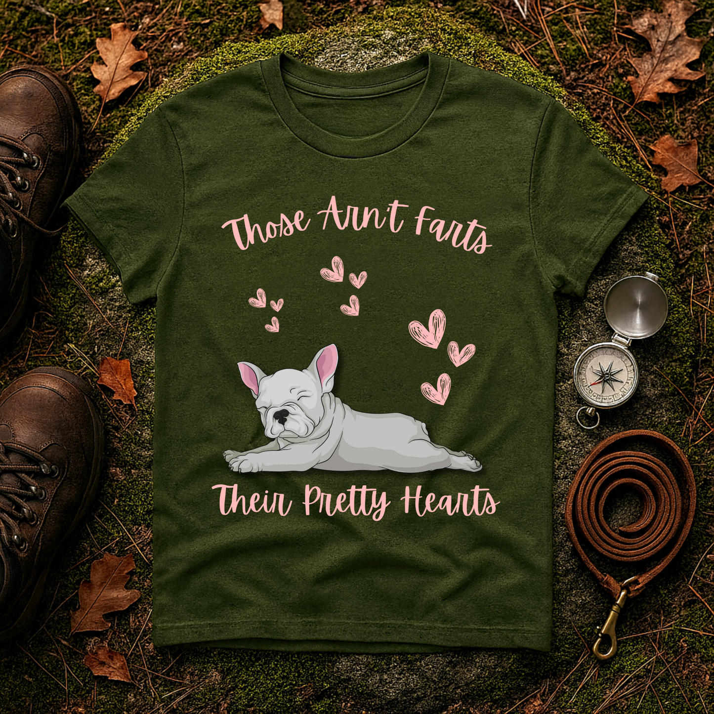 Funny French Bulldog Shirt - Those Aren’t Farts Quote Tee, Casual Everyday Wear
