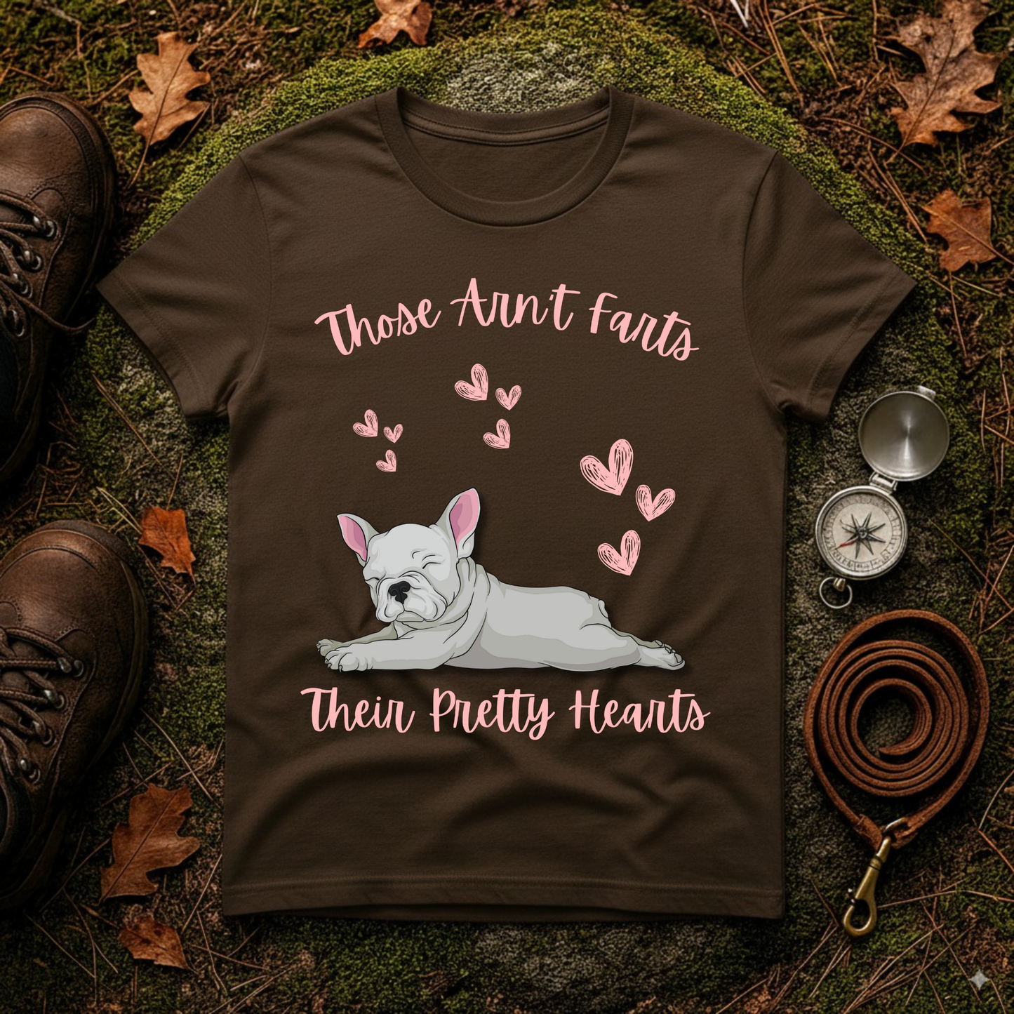 Funny French Bulldog Shirt - Those Aren’t Farts Quote Tee, Casual Everyday Wear