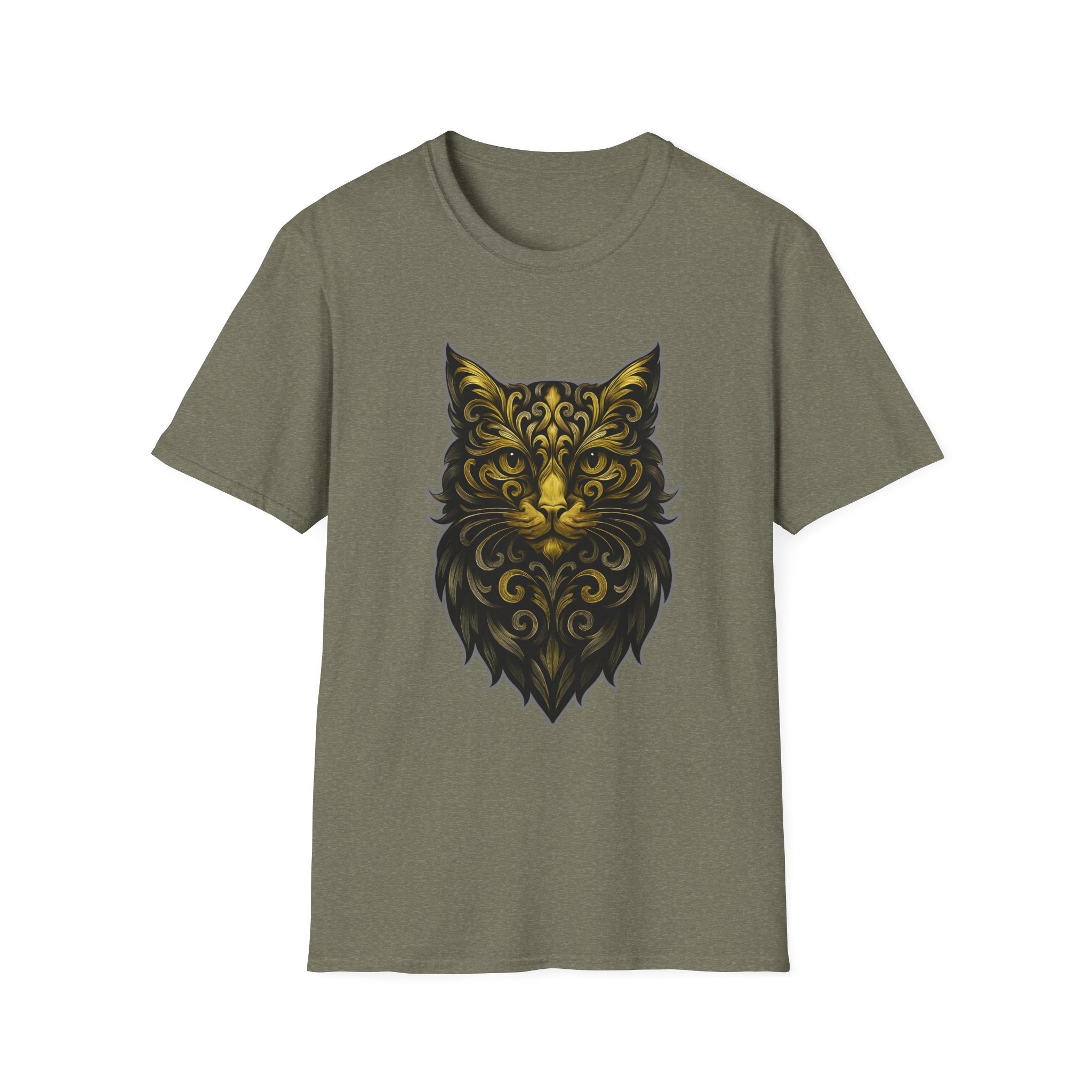 Elegant Cat Design T-Shirt