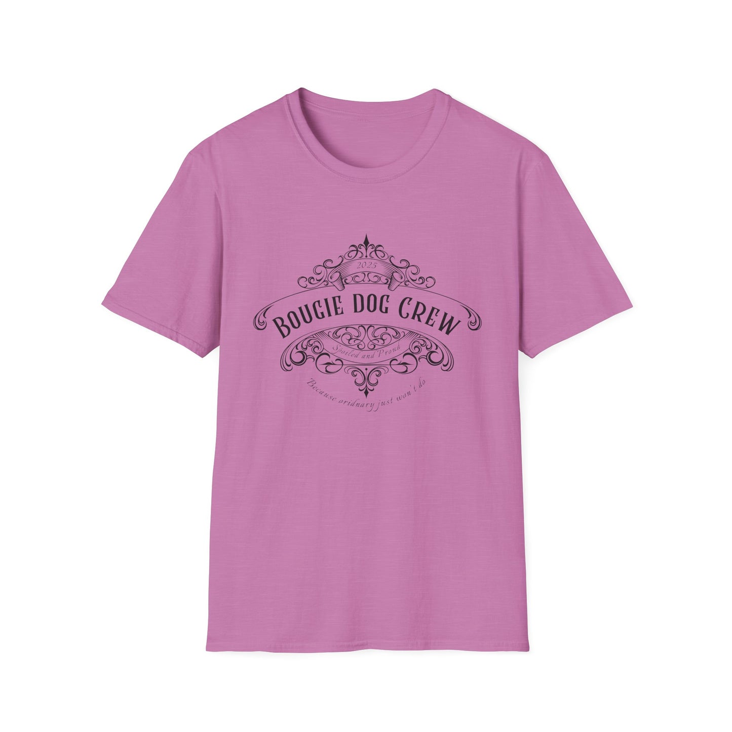 Bougie Dog Crew T-Shirt — Spoiled Dog Mom Tee
