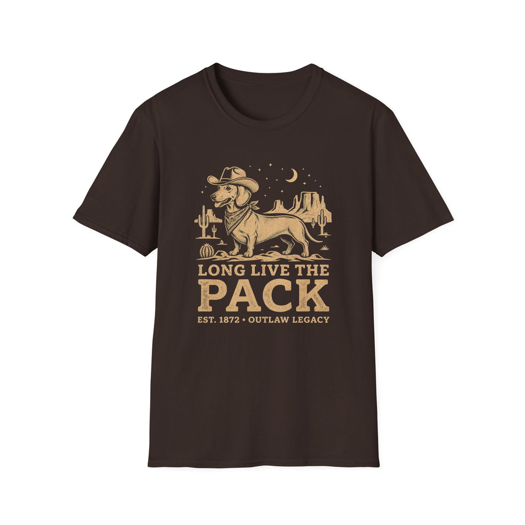 Long Live The Pack Western Dachshund T-Shirt