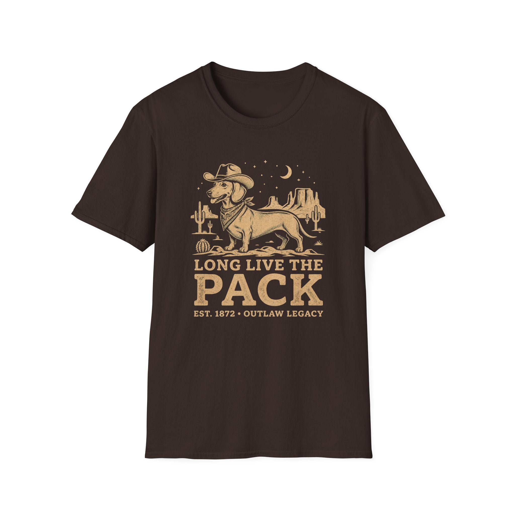 Long Live The Pack Western Dachshund T-Shirt