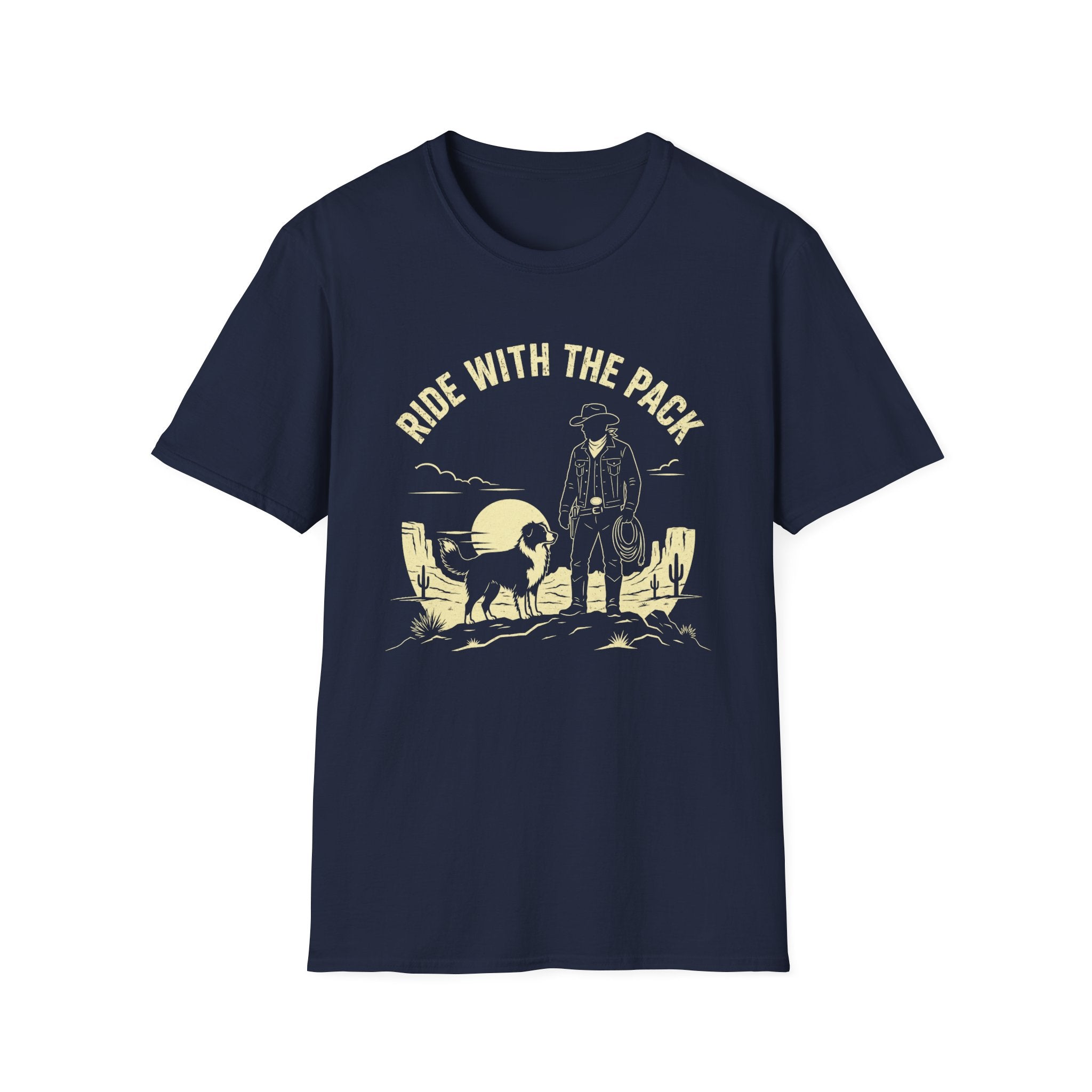 Ride With The Pack Western T-Shirt