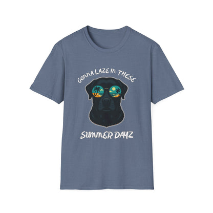 Cool Dog Summer Vibes T-Shirt, Summer T-Shirt, Dog Lover Gift, Casual Wear, Gift for Pet Owners, Beach Day Top