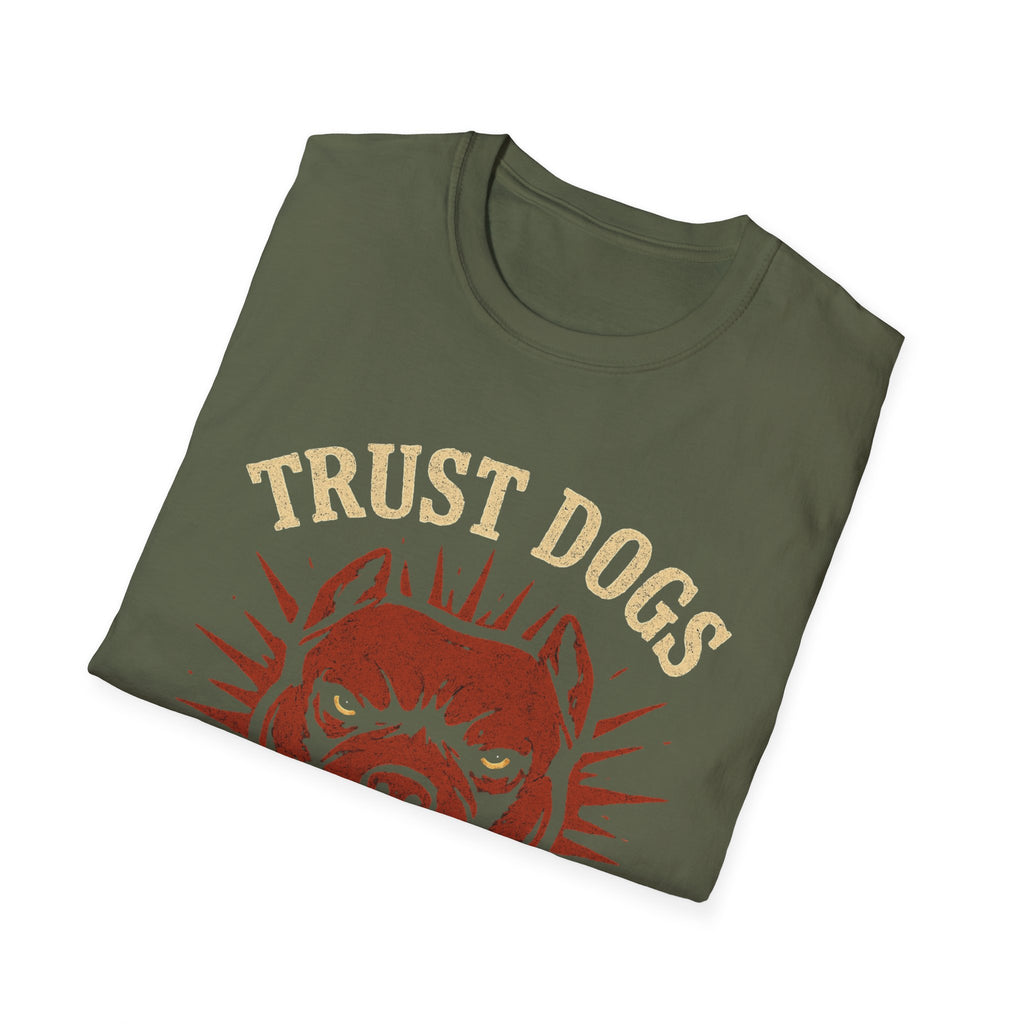 Trust Dogs, Not Billionaires (Pitbull) T-Shirt