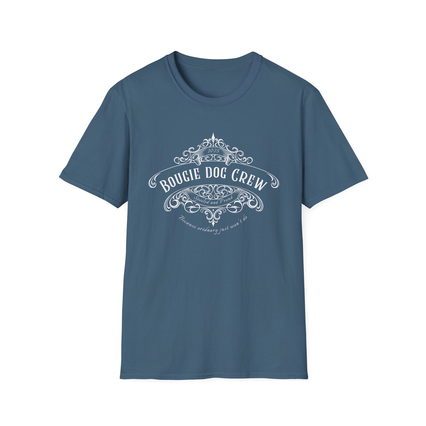 Bougie Dog Crew T-Shirt — Spoiled Dog Mom Tee