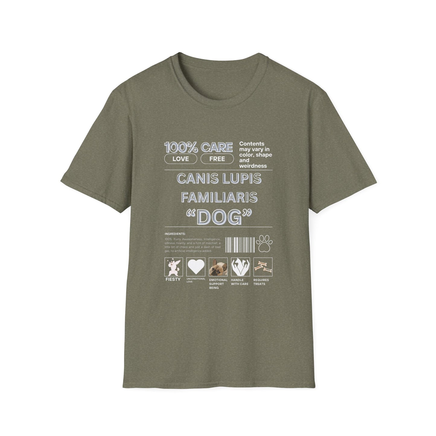 Canis Lupus Familiaris Dog Tee - Funny Vet Label