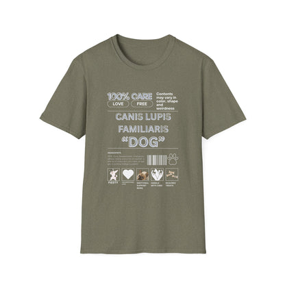 Canis Lupus Familiaris Dog Tee - Funny Vet Label