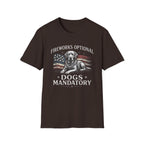 Fireworks Optional Dogs Mandatory Labrador T-Shirt