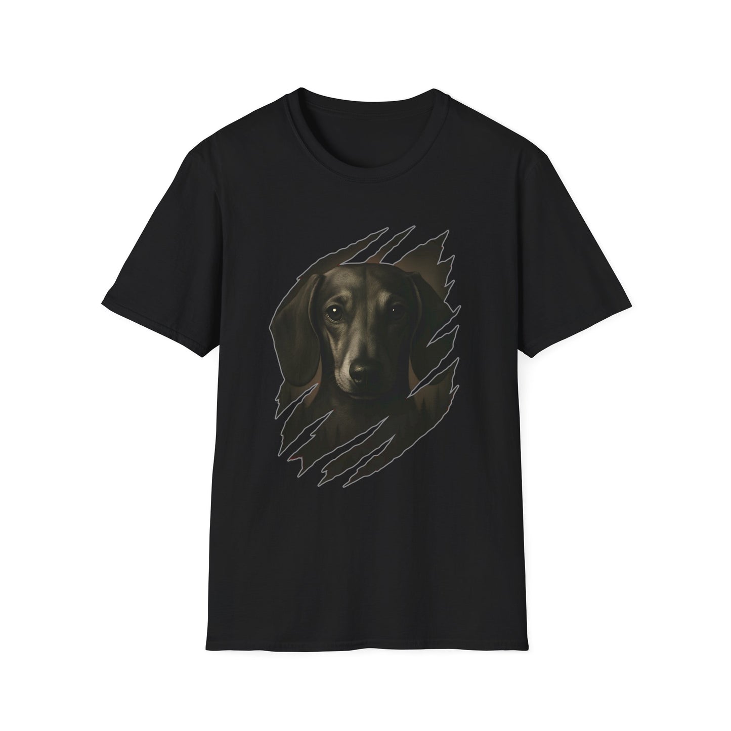 Dachshund Ripped Claw T-Shirt | Cool Dog Lover Graphic Tee