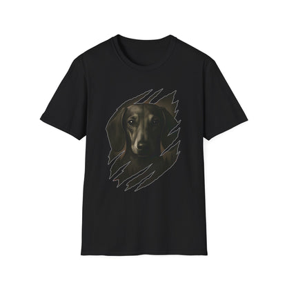 Dachshund Ripped Claw T-Shirt | Cool Dog Lover Graphic Tee